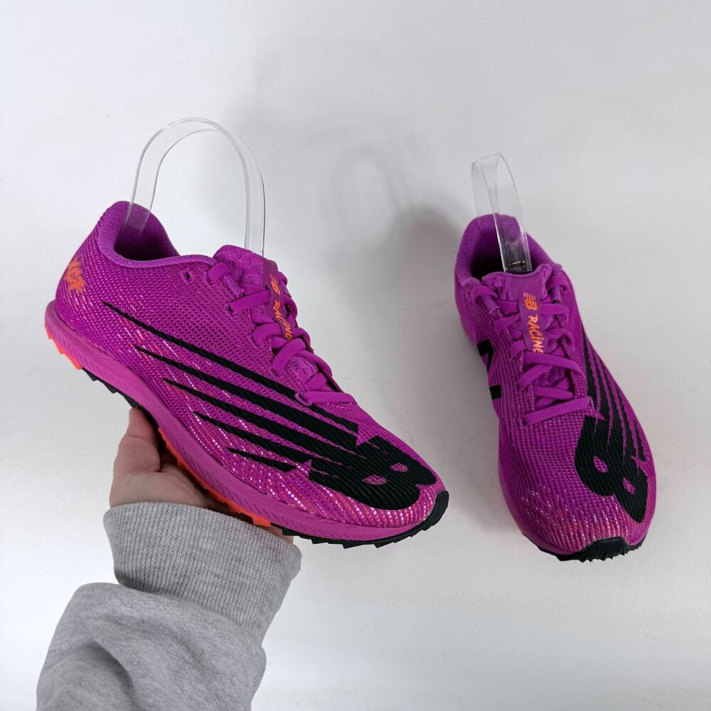New Balance XC Seven V3 Athletic Sneakers Women's 8 Pink Black Low Top Running